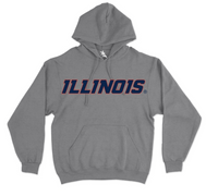 Illinois Unisex Hoodie |"Illinois" Grey Hoodie