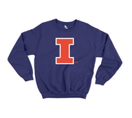 Illinois Unisex Crewneck |"I" Navy Crewneck