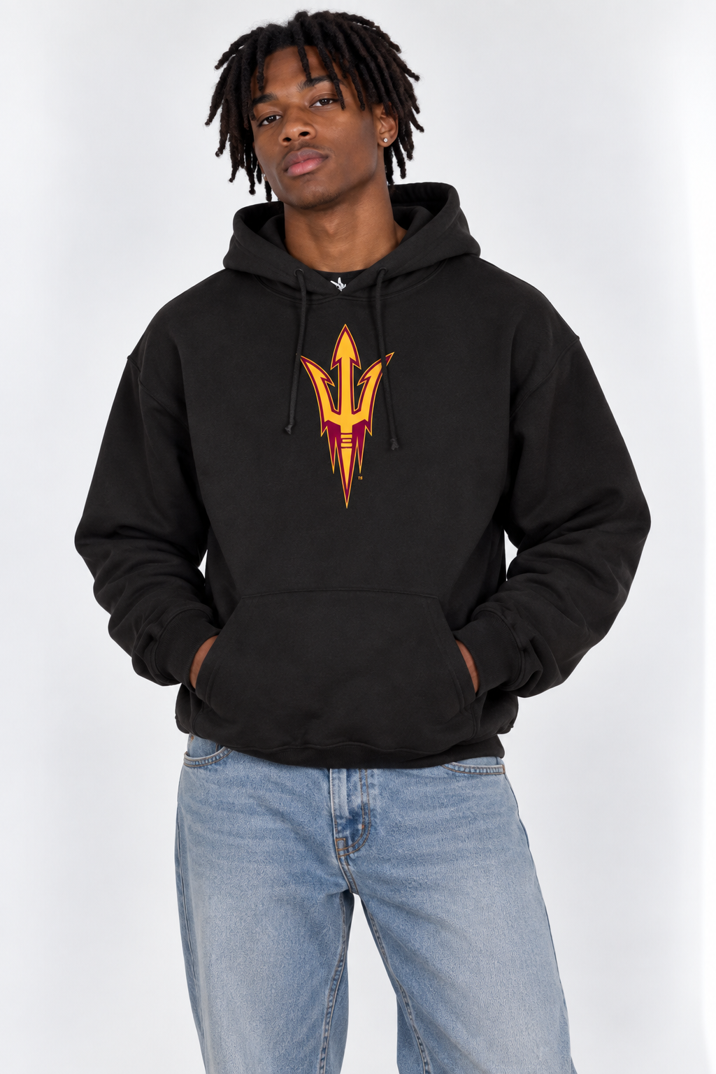 Arizona State Unisex Hoodie |"Fork" Black Hoodie