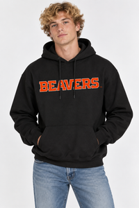 Oregon State Unisex Hoodie |"Beavers Block" Black Hoodie