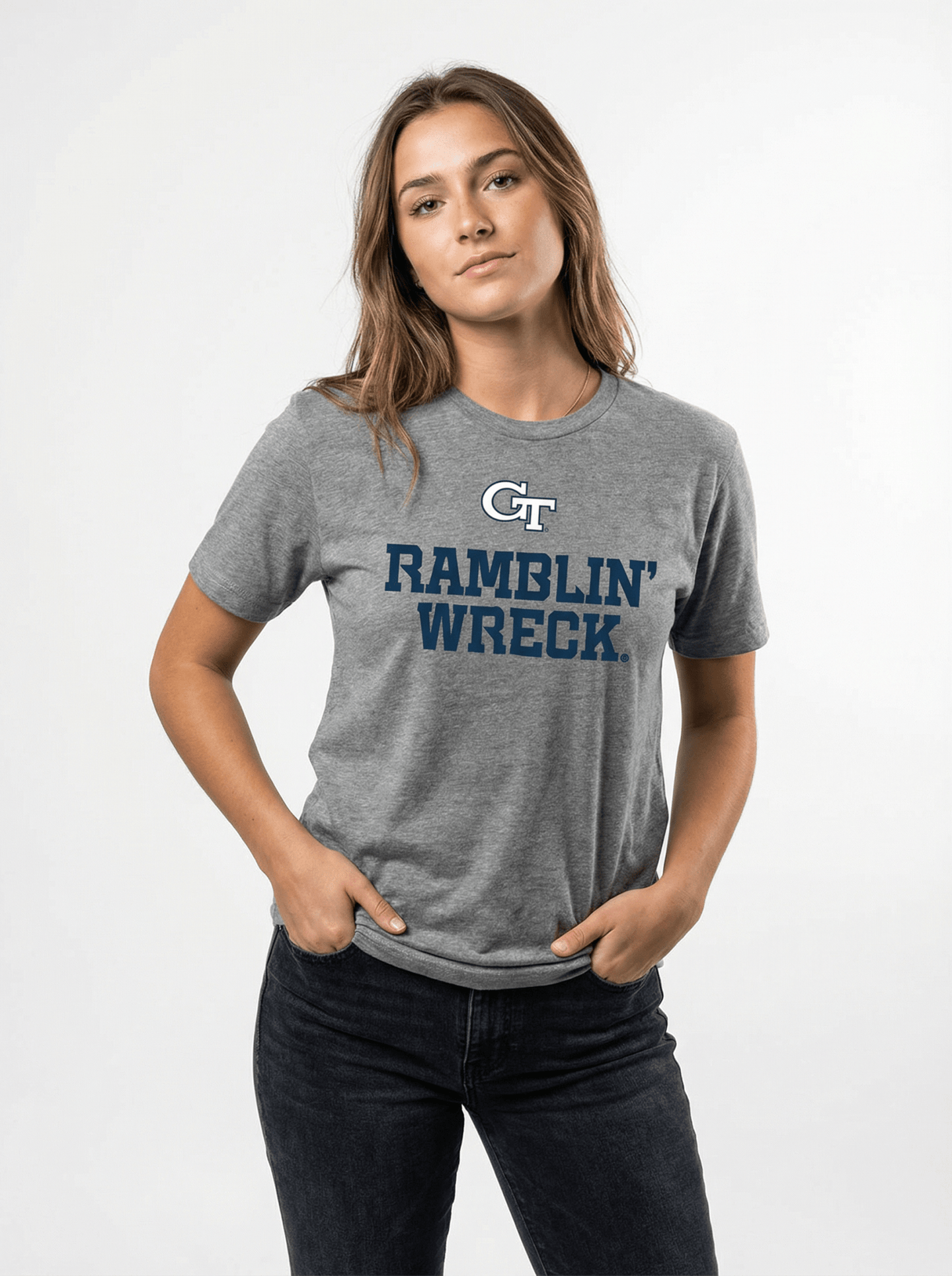 GT Yellow Jackets Women’s | “Ramblin’ Wreck” Tee - Arena GraffitiArena Graffiti