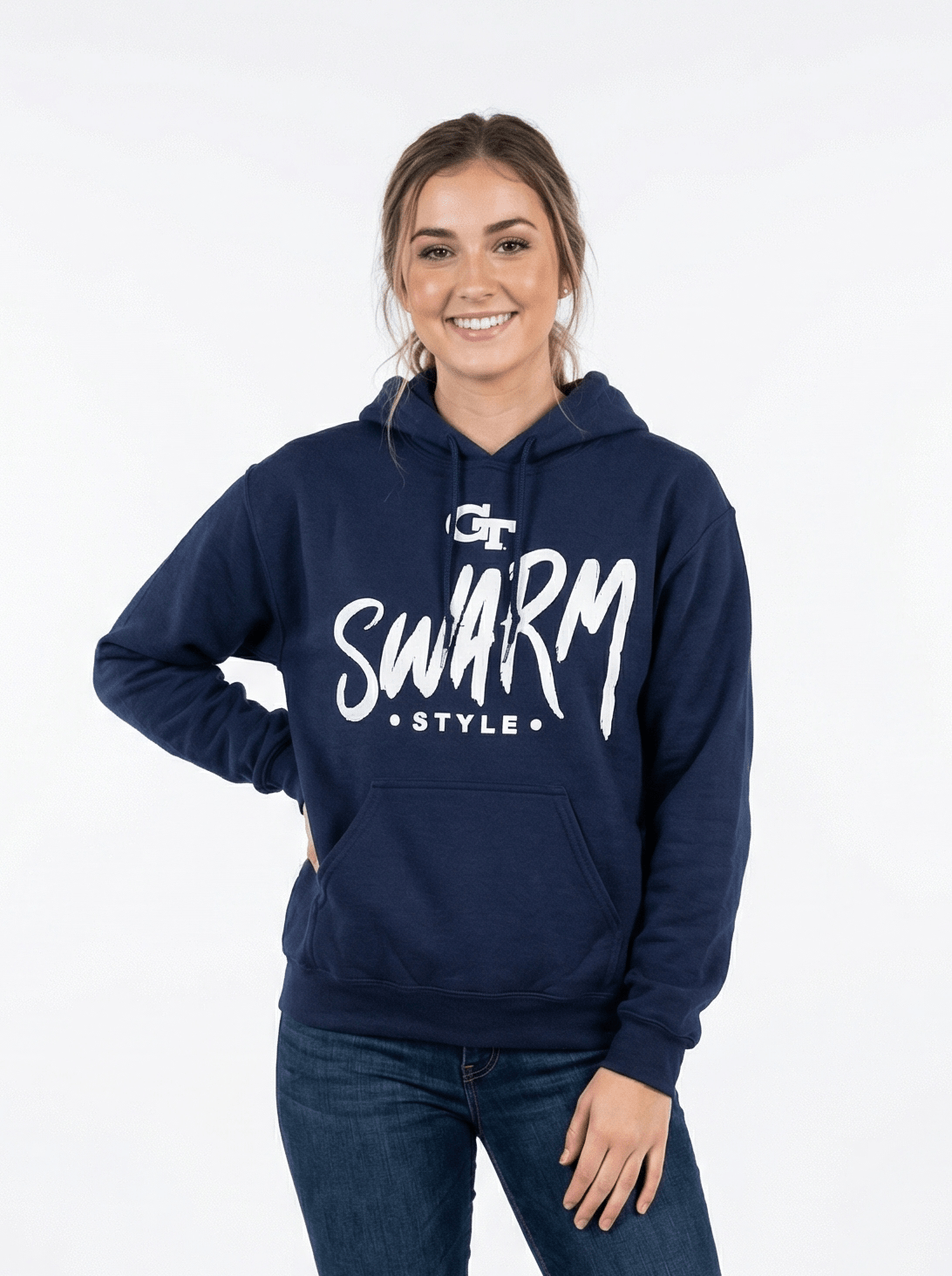 GT Yellow Jackets Women’s | “Swarm” Hoodie - Arena GraffitiArena Graffiti