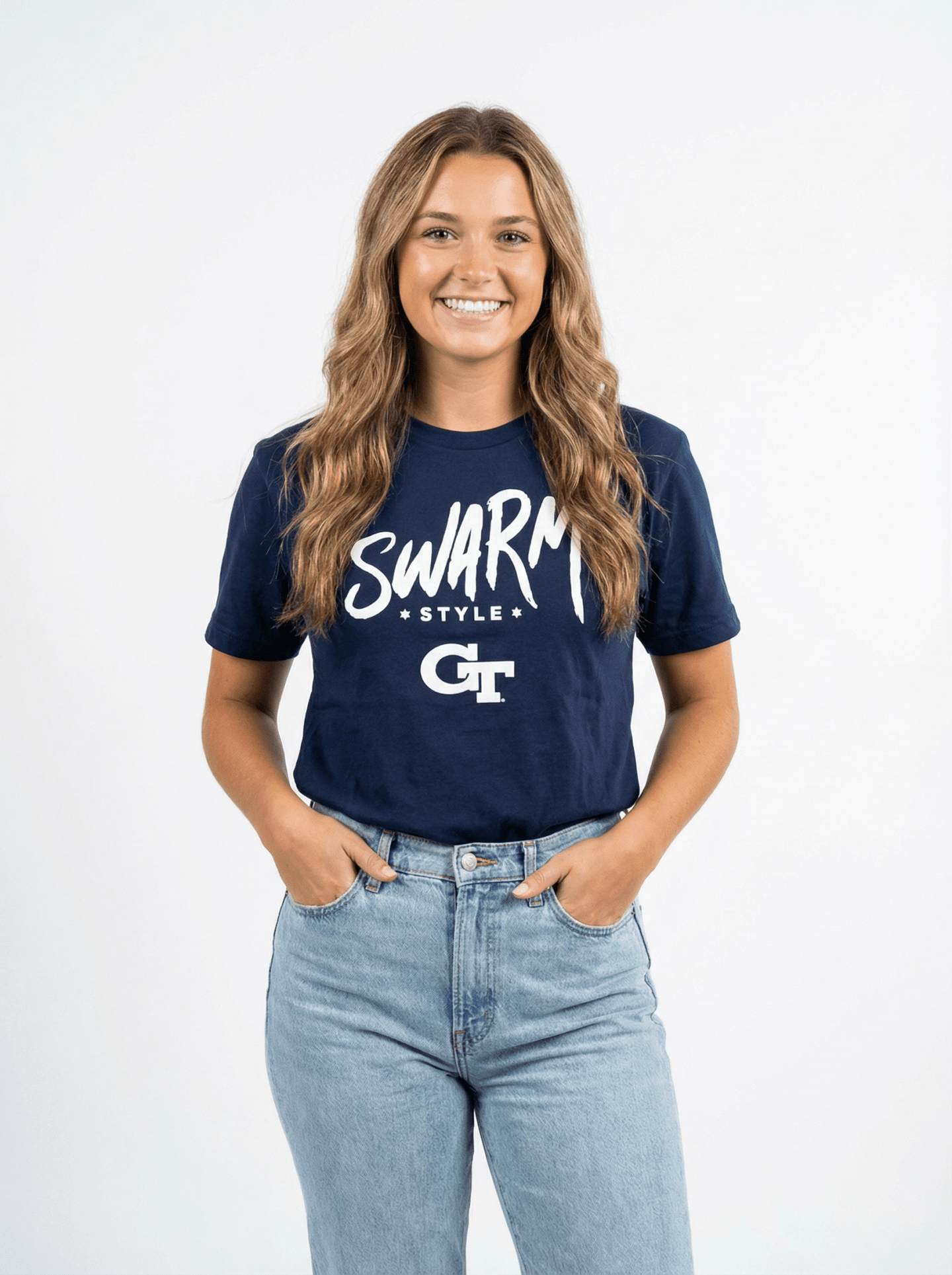 GT Yellow Jackets Women’s | “Swarm Tech” Tee - Arena GraffitiArena Graffiti