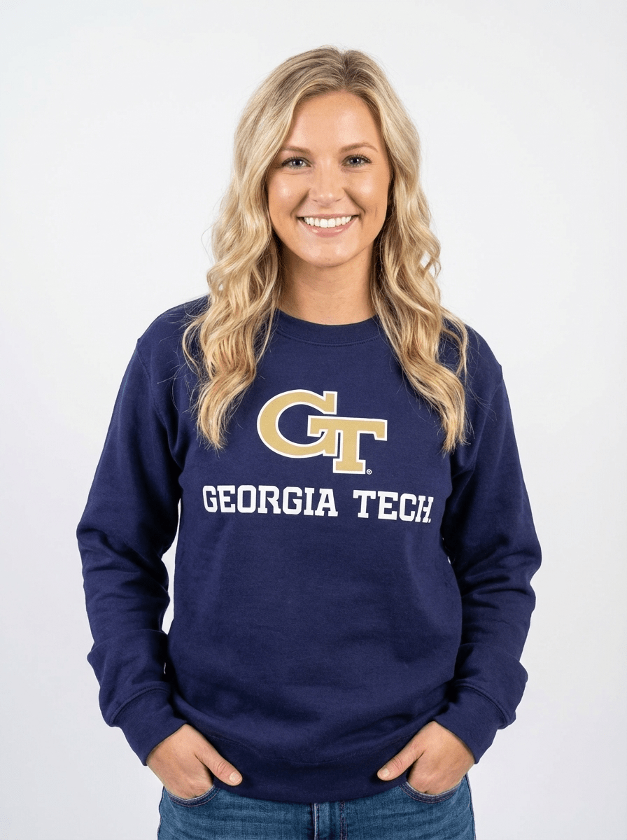 GT Yellow Jackets Women’s | “Tech Crew” Crewneck - Arena GraffitiArena Graffiti