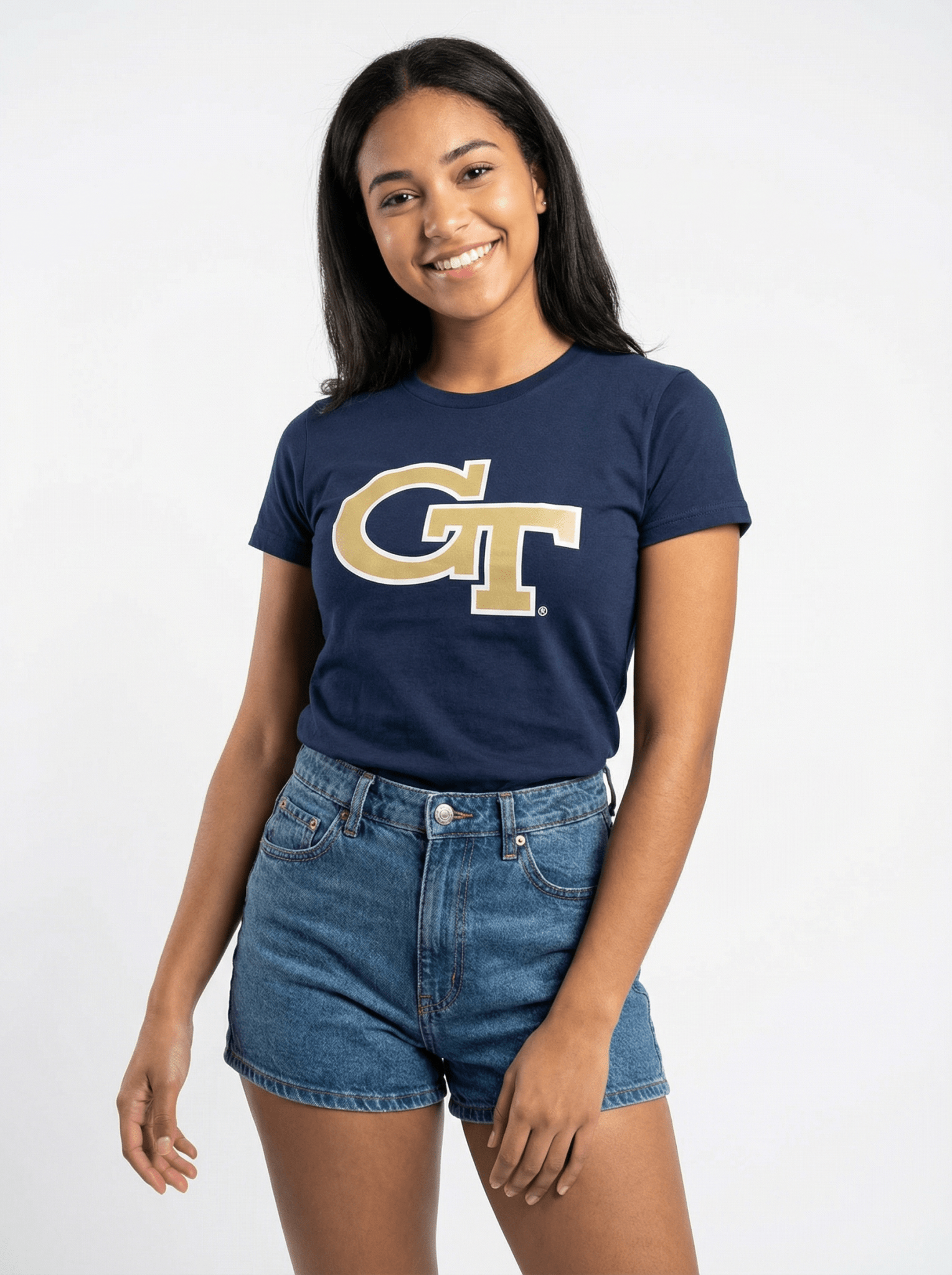 GT Yellow Jackets Women’s | “Tech Mark” Tee - Arena GraffitiArena Graffiti