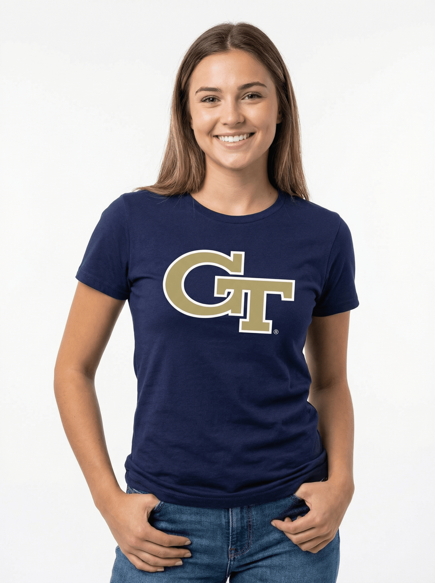 GT Yellow Jackets Women’s | “Tech Mark” Tee - Arena GraffitiArena Graffiti