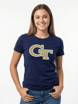 GT Yellow Jackets Women’s | “Tech Mark” Tee - Arena GraffitiArena Graffiti