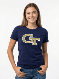 GT Yellow Jackets Women’s | “Tech Mark” Tee - Arena GraffitiArena Graffiti
