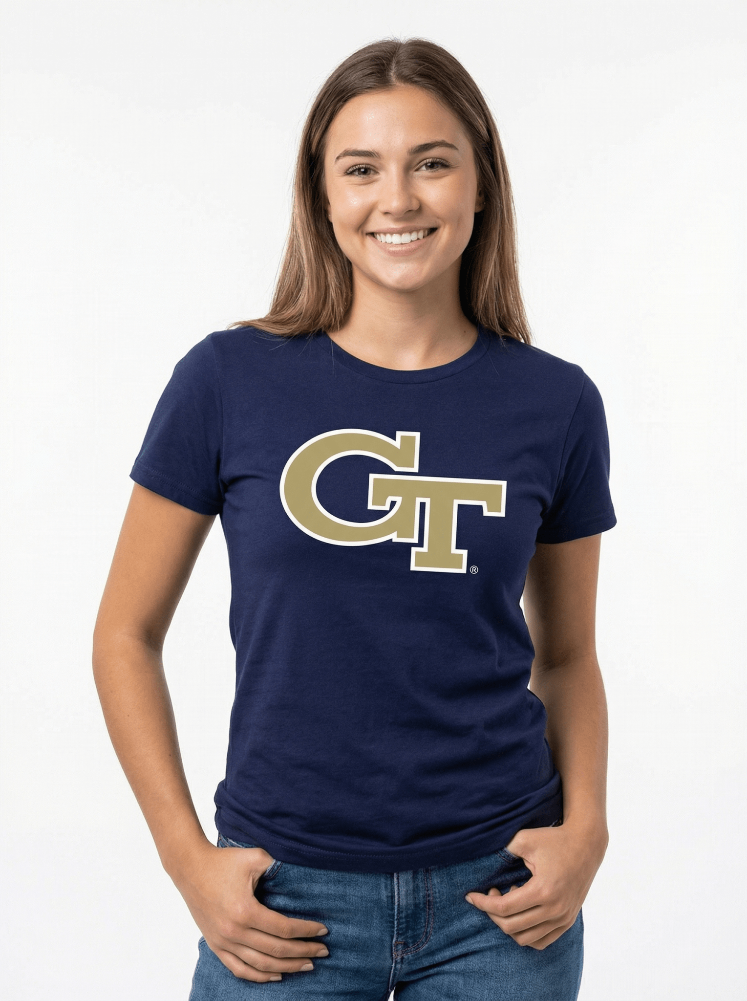 GT Yellow Jackets Women’s | “Tech Mark” Tee - Arena GraffitiArena Graffiti