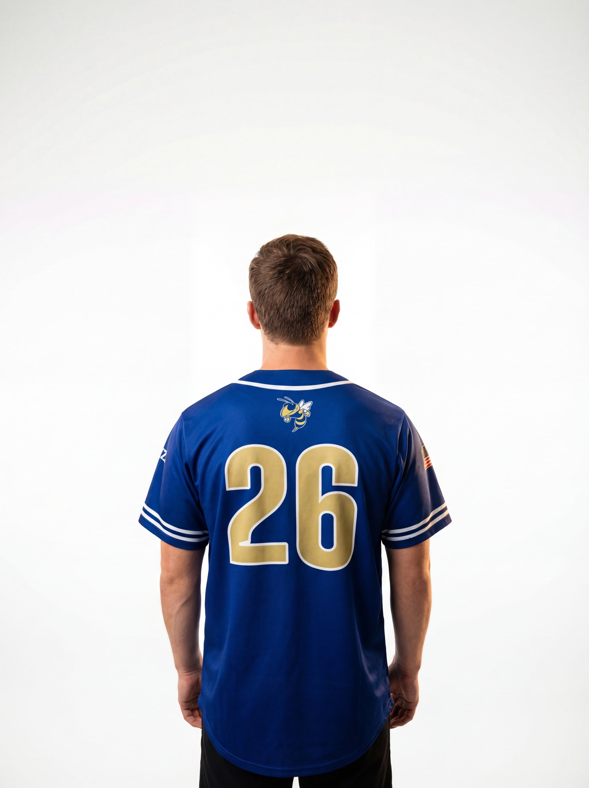 GT Yellow Jackets Men's | “Lineup” Baseball Jersey