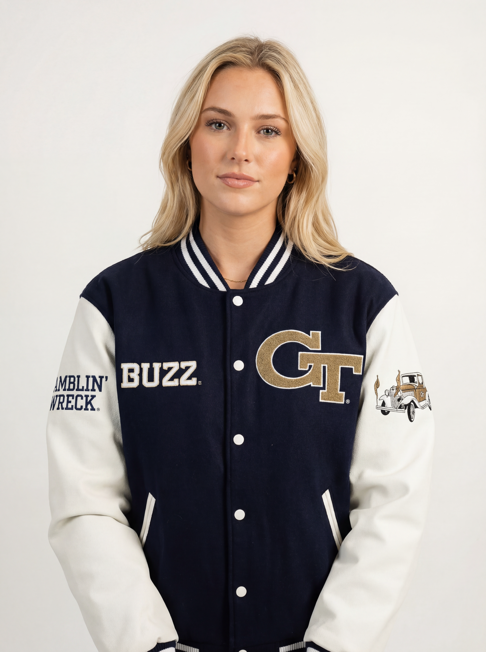 GT Yellow Jackets Women's | “Varsity Standard” Letterman Jacket