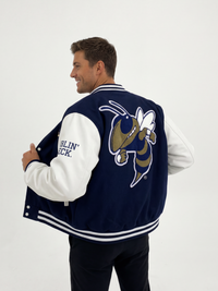 GT Yellow Jackets Men's | “Varsity Standard” Letterman Jacket