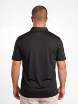 UGA Bulldogs men's blackout Dawg polo shirt by Arena Graffiti, black fabric with team logo and athletic style.