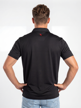 UGA Bulldogs men's Midnight Hedges Polo by Arena Graffiti, navy blue with team logo, classic fit, soft cotton fabric.