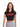 Black UGA Bulldogs women’s “Blackout UGA” crop top by Arena Graffiti featuring team logo and black fabric, casual athletic style.