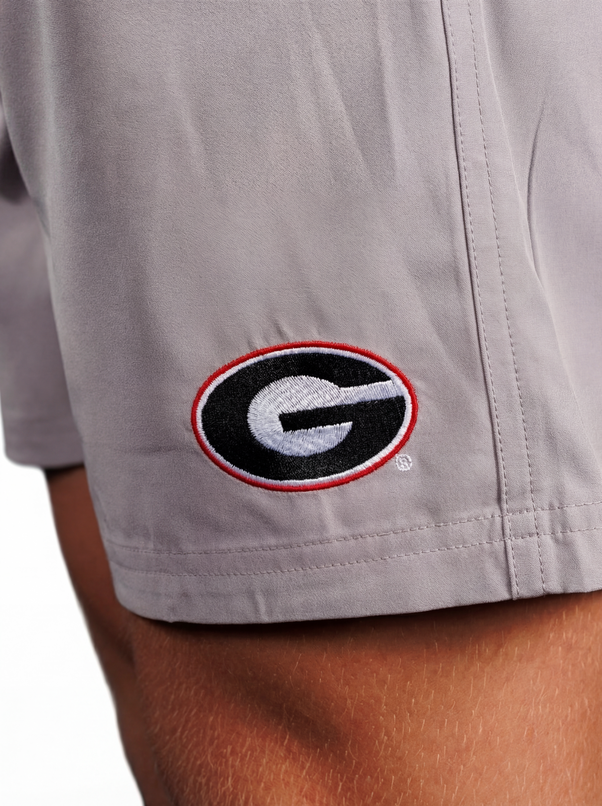 UGA Bulldogs men's oval G shorts by Arena Graffiti, featuring team logo and athletic design for comfortable game day wear.