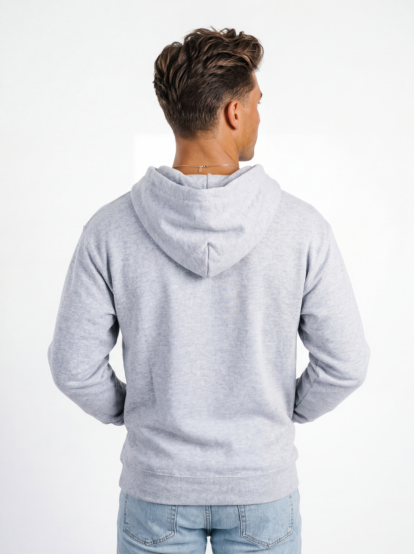 Georgia Southern men's grey hoodie by Arena Graffiti featuring the "Strutter" logo and comfortable, casual fit.