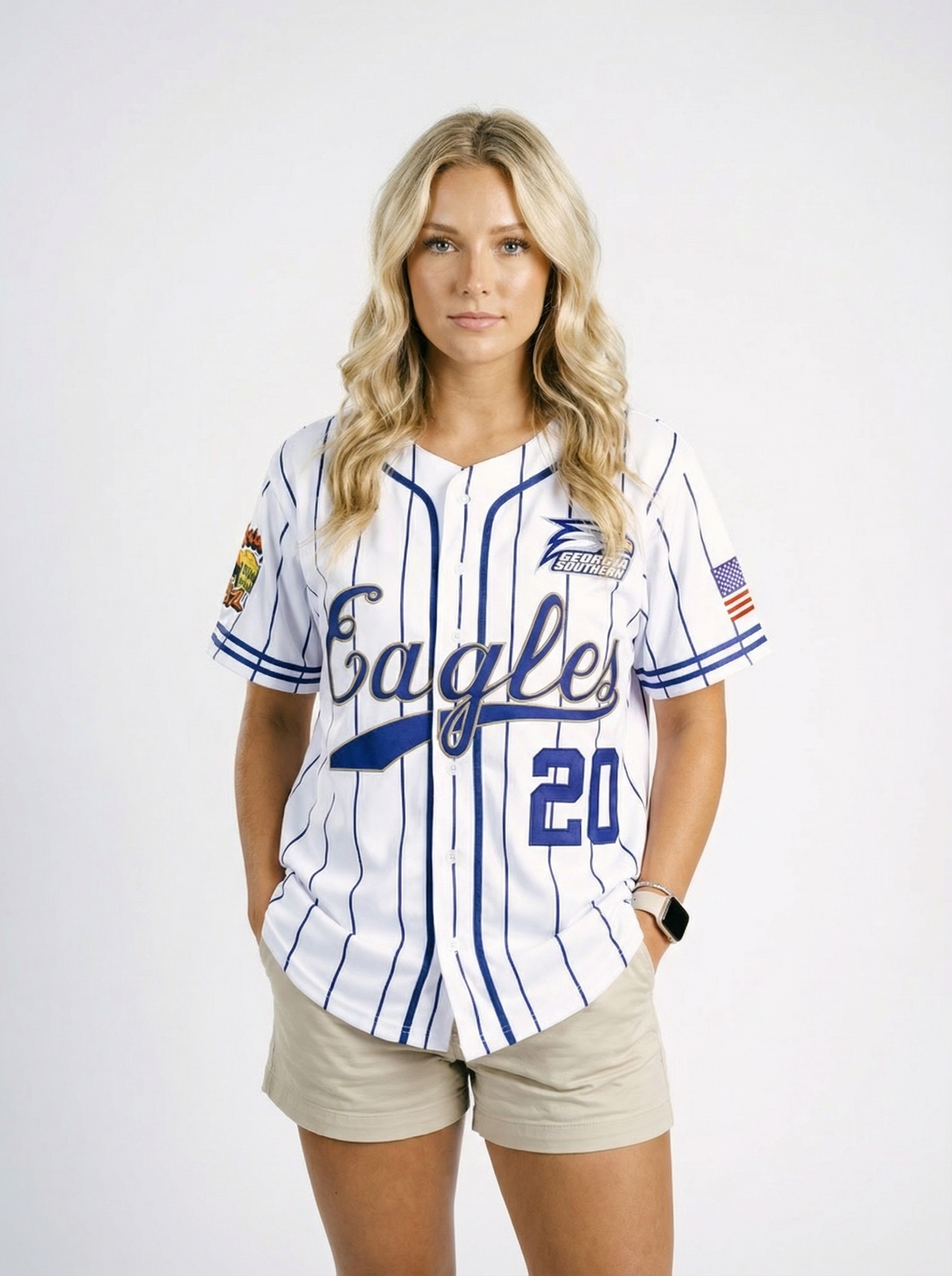 Georgia Southern Women's | "Pinstripe Eagles" Baseball Jersey