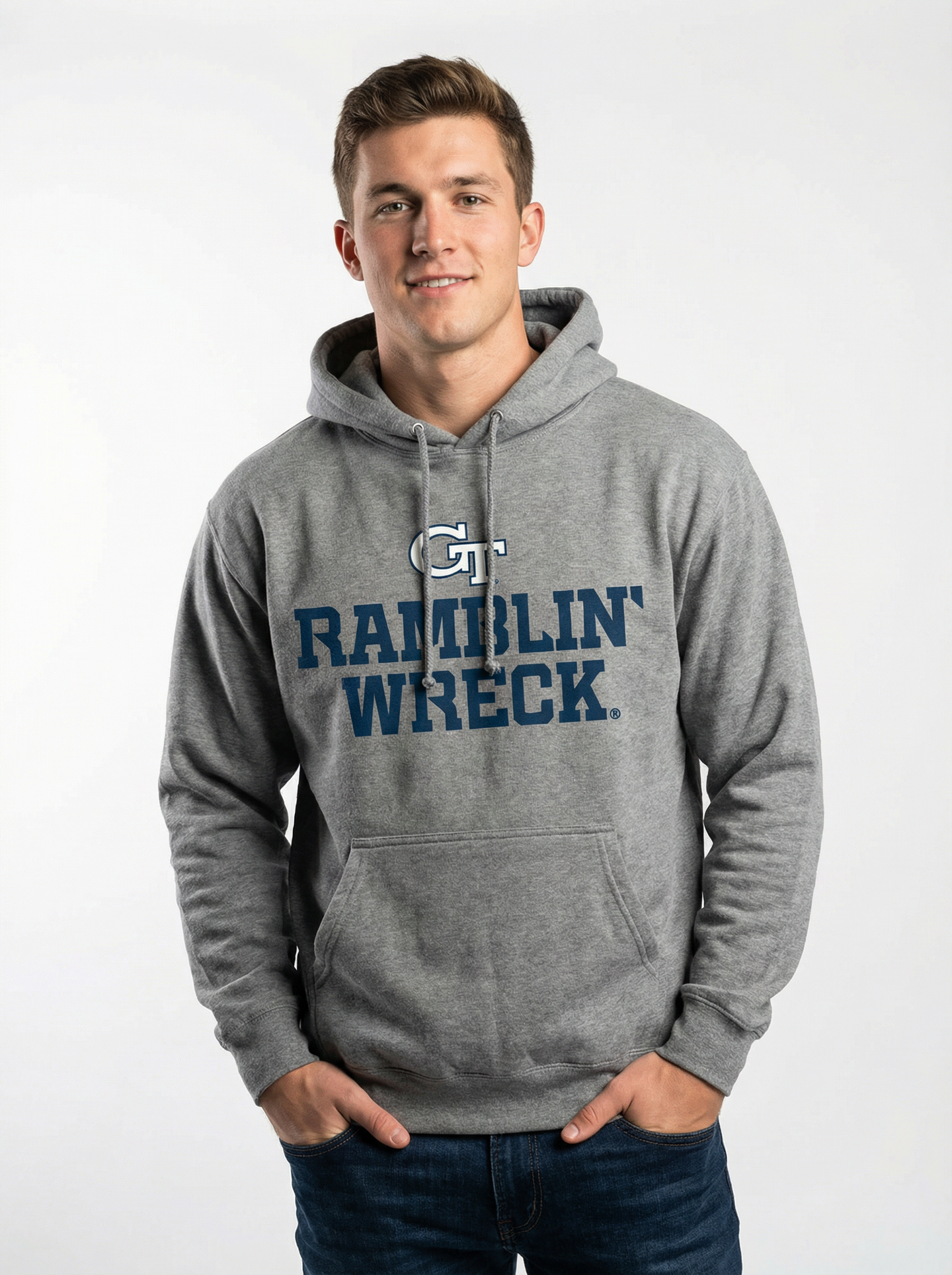 GT Yellow Jackets Men’s | “Ramblin’ Wreck” Hoodie