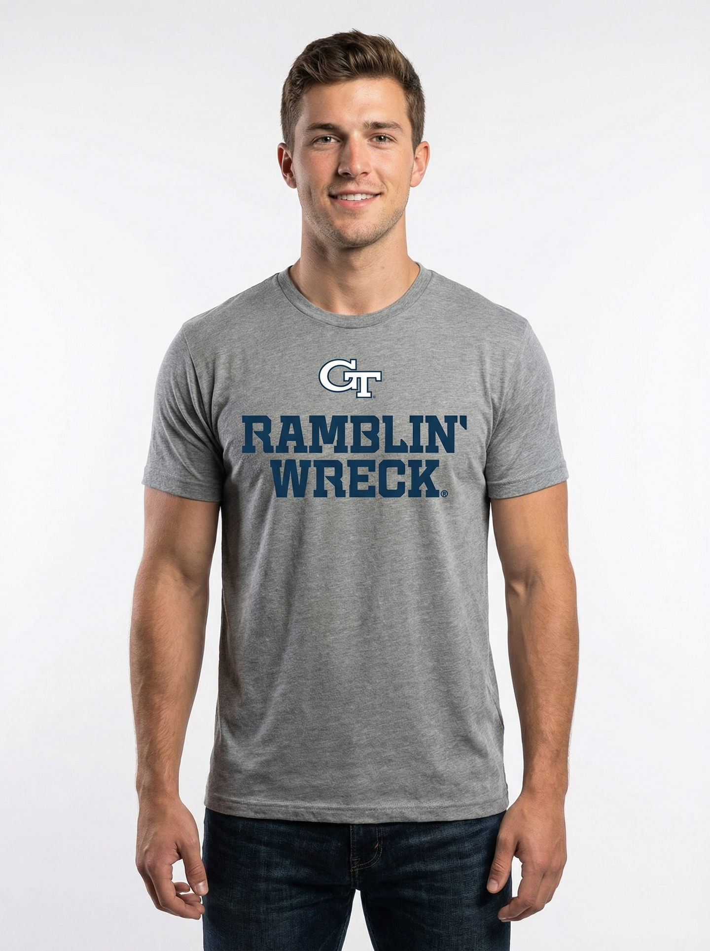 GT Yellow Jackets Men’s | “Ramblin’ Wreck” Tee