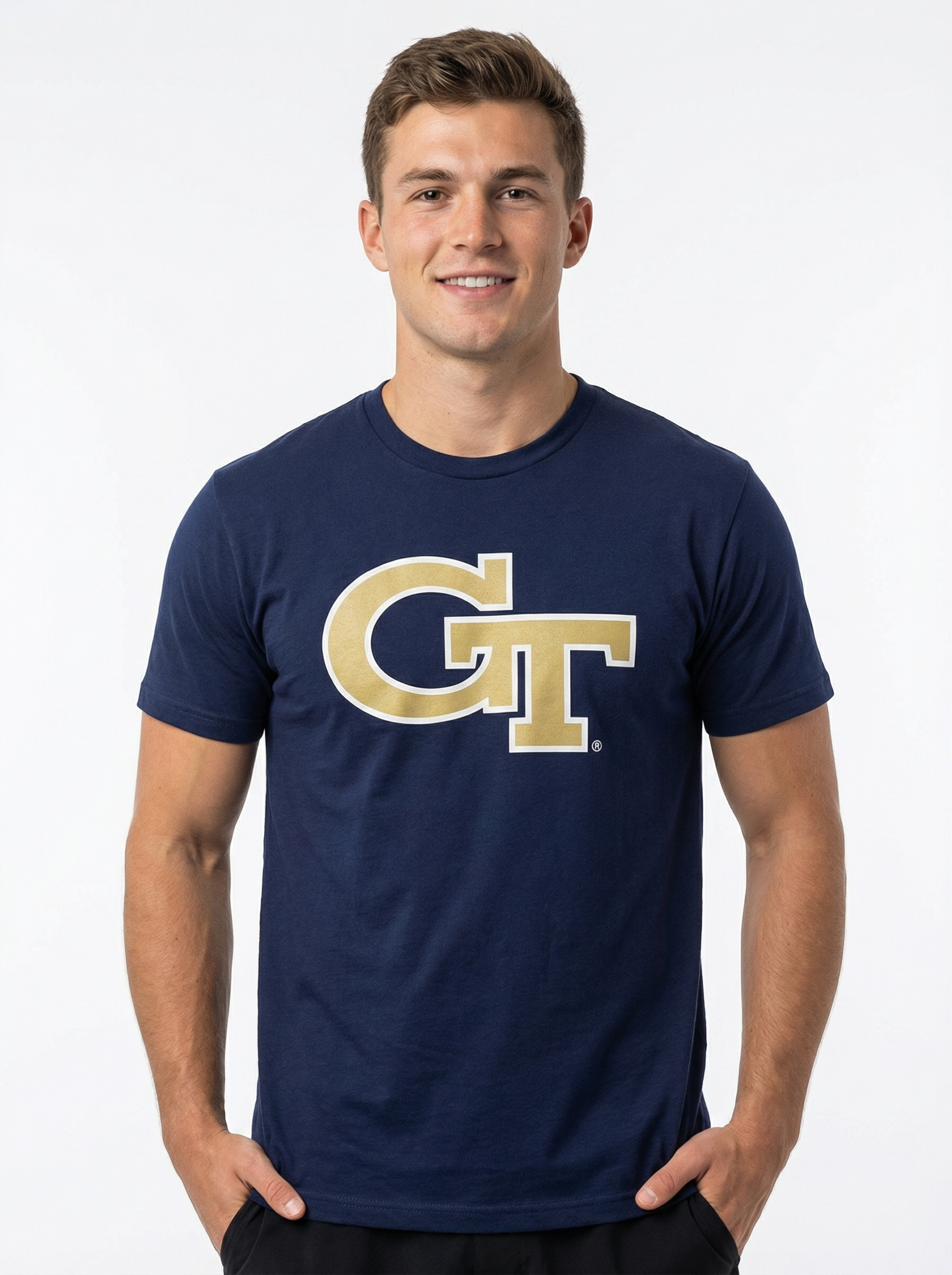 GT Yellow Jackets Men’s | “Tech Mark” Tee