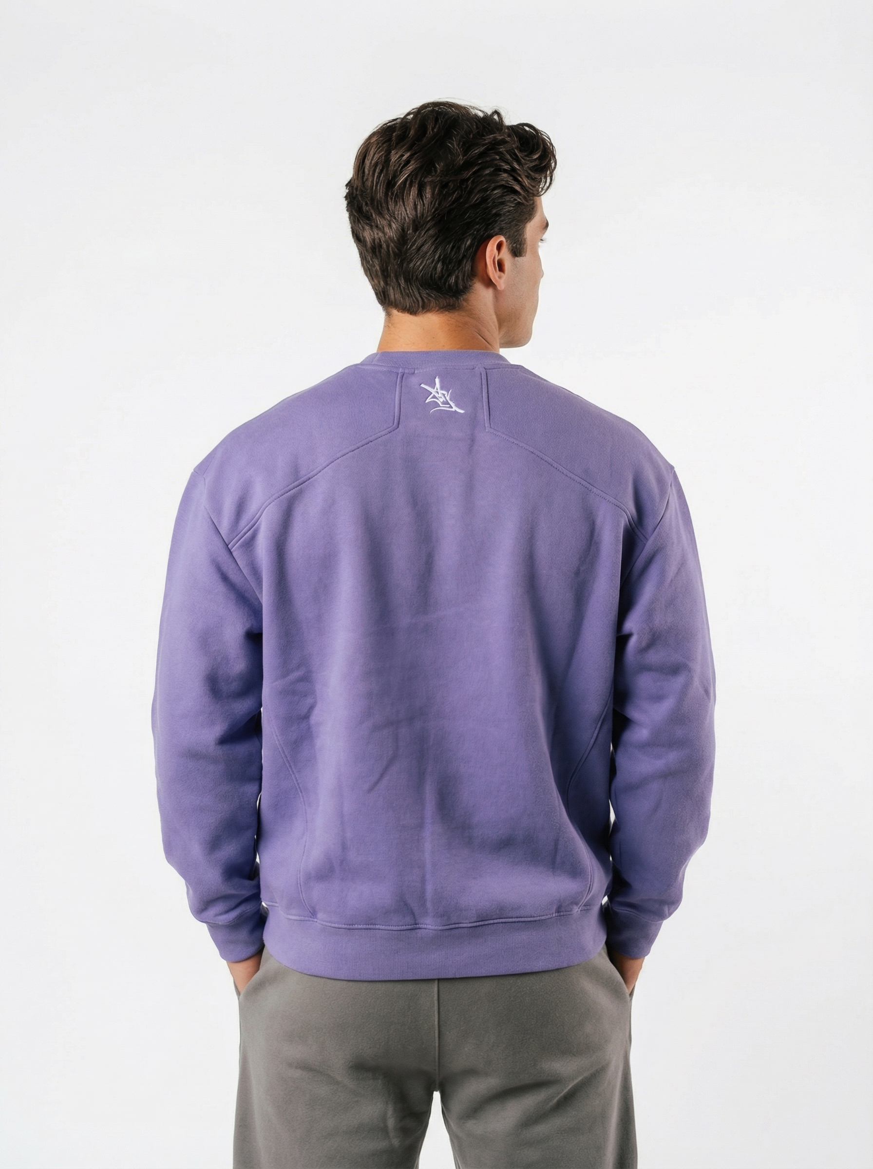 LSU Tigers men's heavyweight crewneck sweatshirt by Arena Graffiti featuring LSU logo and team name in bold print.