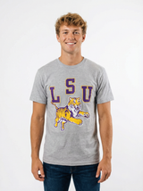 LSU Tigers Men's | "Retro LSU Jumping Tiger" T-Shirt