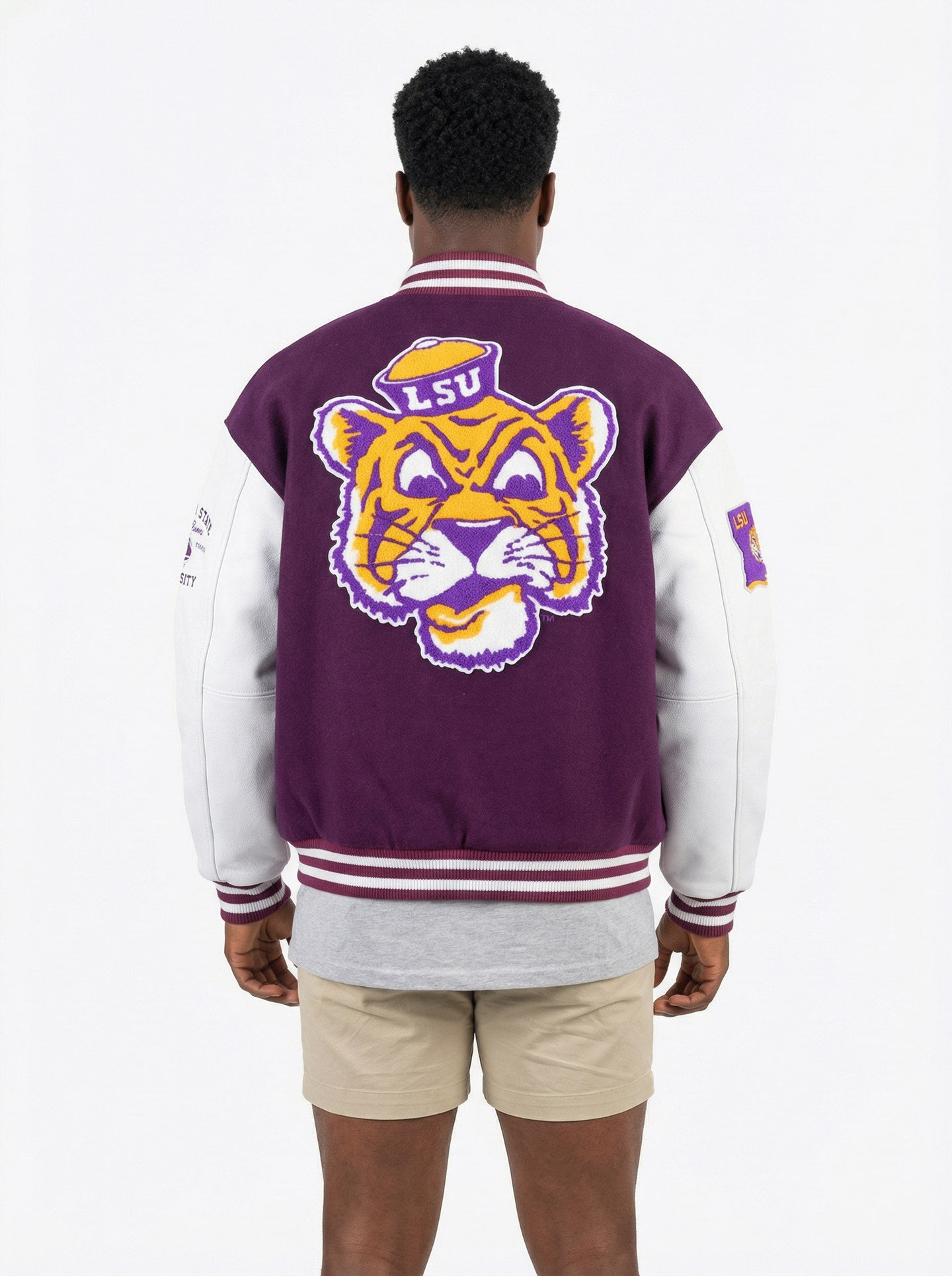 LSU Tigers Men's | "Varsity Retro Mike" Letterman Jacket