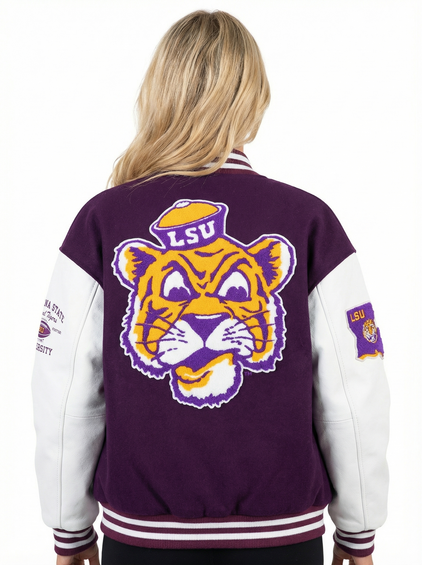 LSU Tigers Women's | "Varsity Retro Mike" Letterman Jacket