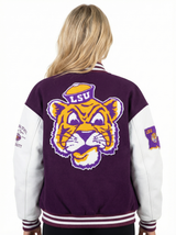LSU Tigers Women's | "Varsity Retro Mike" Letterman Jacket