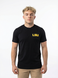 LSU Tigers Men's | "Death Valley" Black T-Shirt