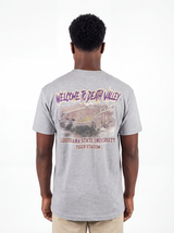 LSU Tigers Men's | "Death Valley" Grey T-Shirt