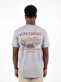 LSU Tigers Men's | "Death Valley" Grey T-Shirt