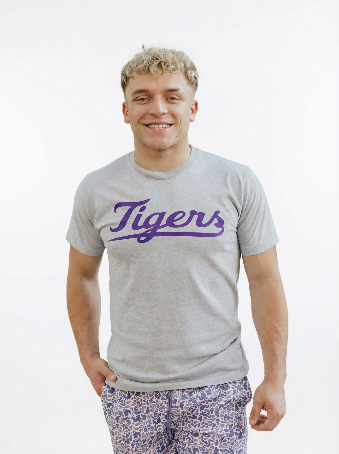 LSU Tigers Men's | "Tigers Script" T-Shirt
