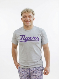 LSU Tigers Men's | "Tigers Script" T-Shirt