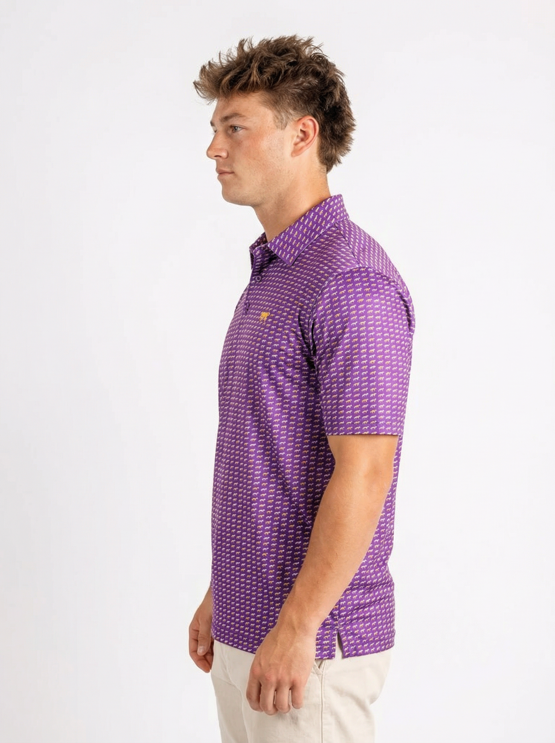 LSU Tigers Men's | "Sublimated Dogs" Polo