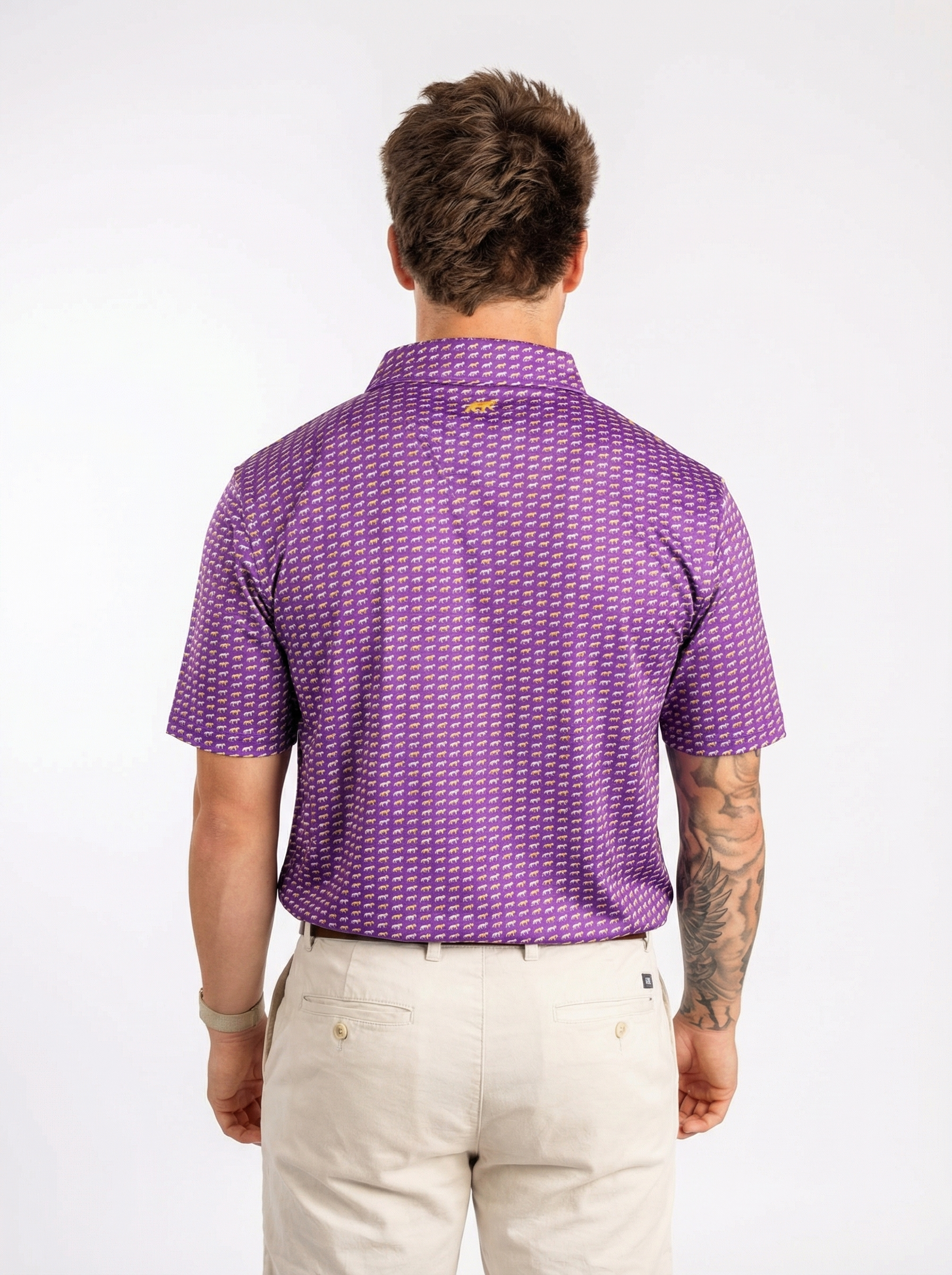 LSU Tigers Men's | "Sublimated Dogs" Polo