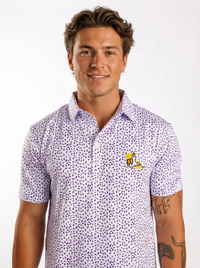 LSU Tigers Men's | "Paw L Splatter" Polo