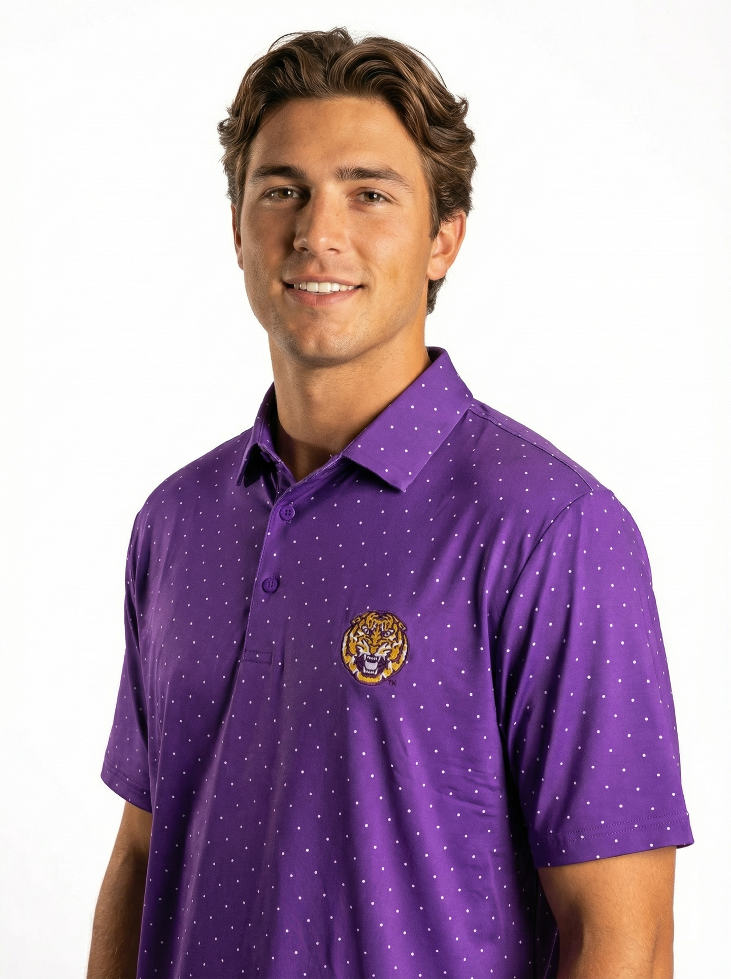 LSU Tigers Men's | "Mike Dotted" Polo
