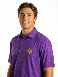 LSU Tigers Men's | "Mike Dotted" Polo