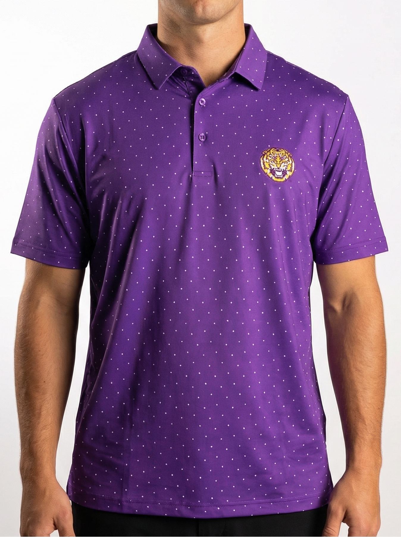 LSU Tigers Men's | "Mike Dotted" Polo