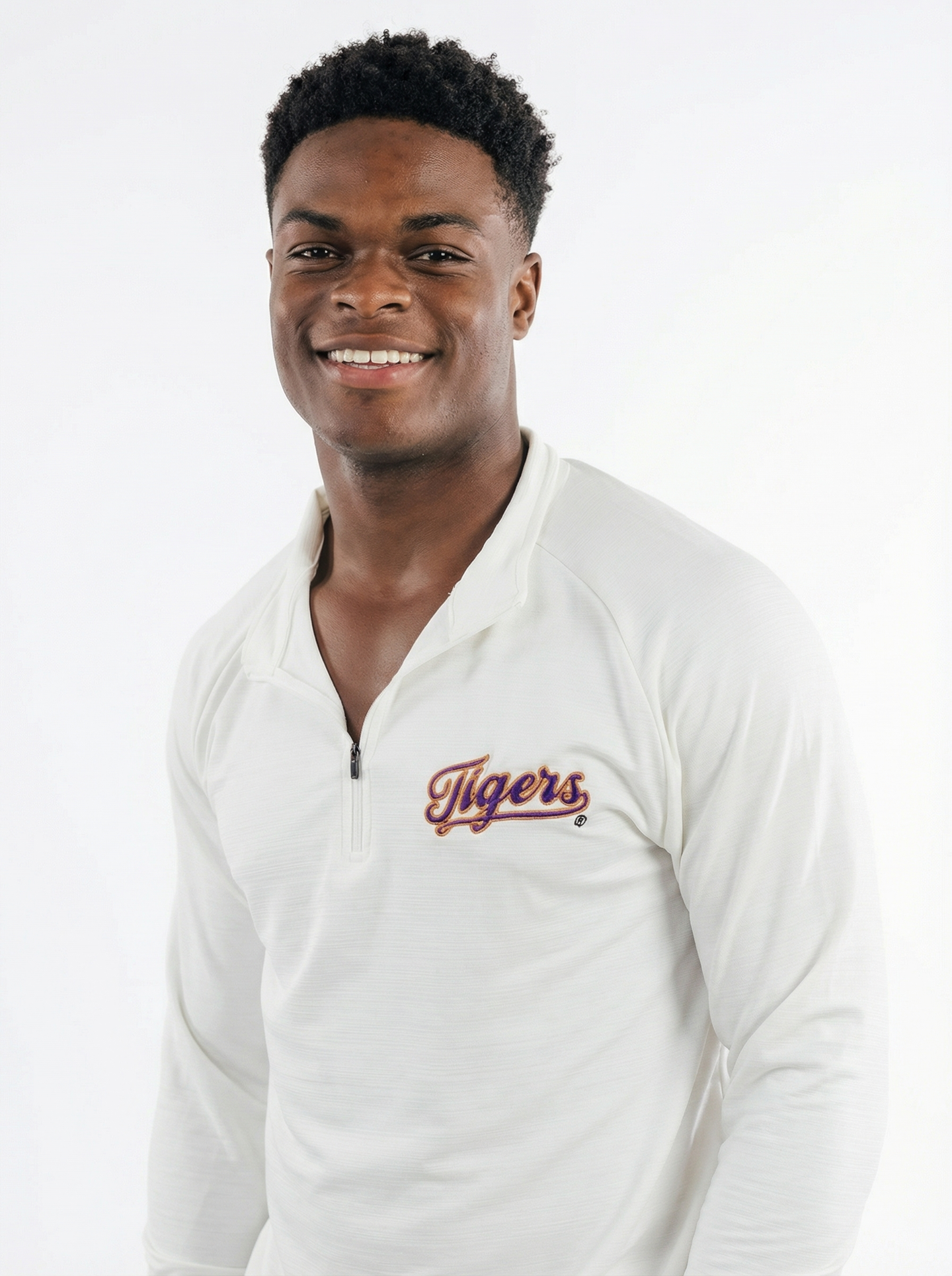 LSU Tigers Men's | "Tigers Script" 1/4 Zip