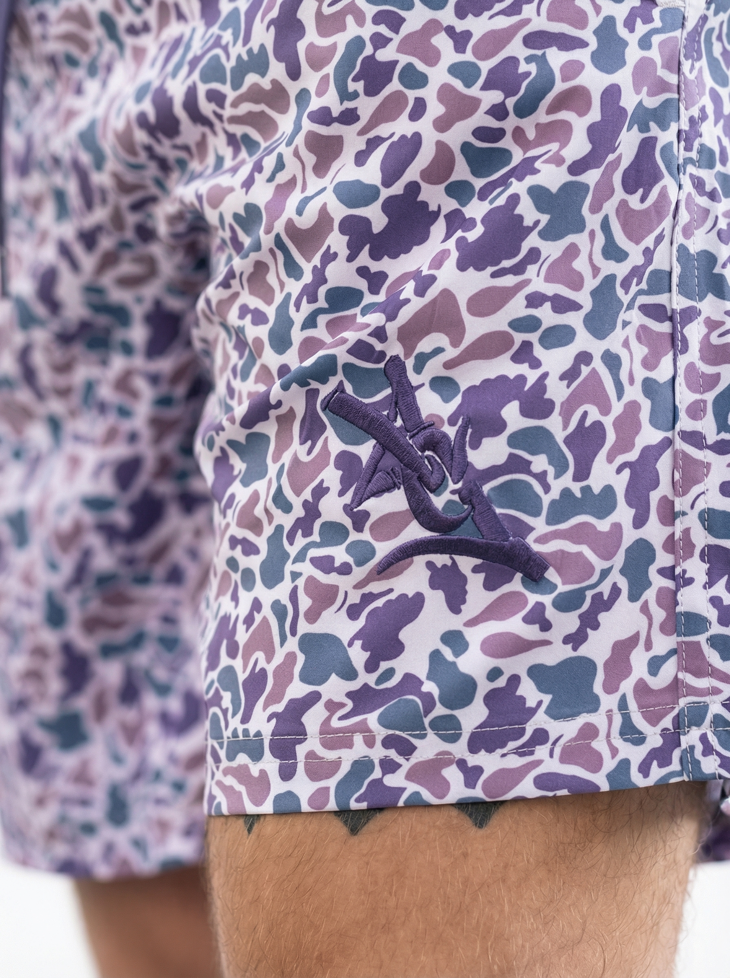 LSU Tigers Men's | "Purple Camo" Lined Shorts