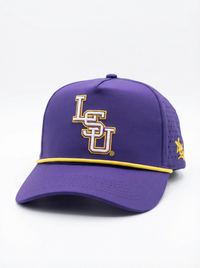 LSU Tigers Unisex | "LSU Roped" Moisture Wicking Purple Hat