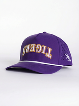 LSU Tigers Unisex | "Upside Down Tigers" Moisture Wicking Purple Hat