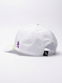 LSU Tigers Unisex | "LSU Tigers Roped" Moisture Wicking White Hat