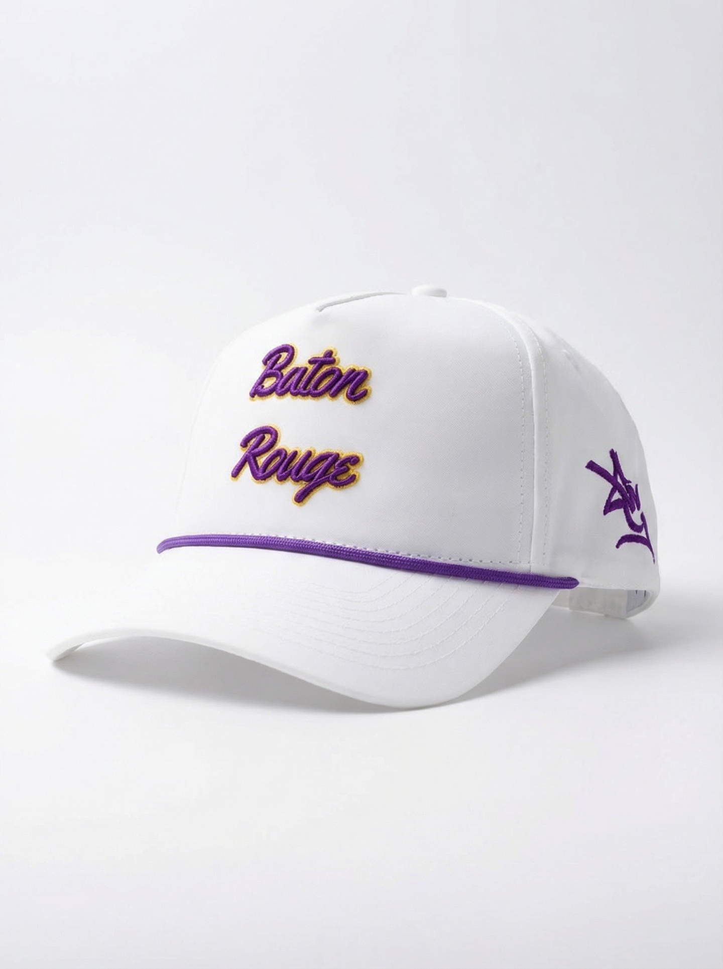 LSU Tigers Unisex | "Baton Rouge Roped" White Hat