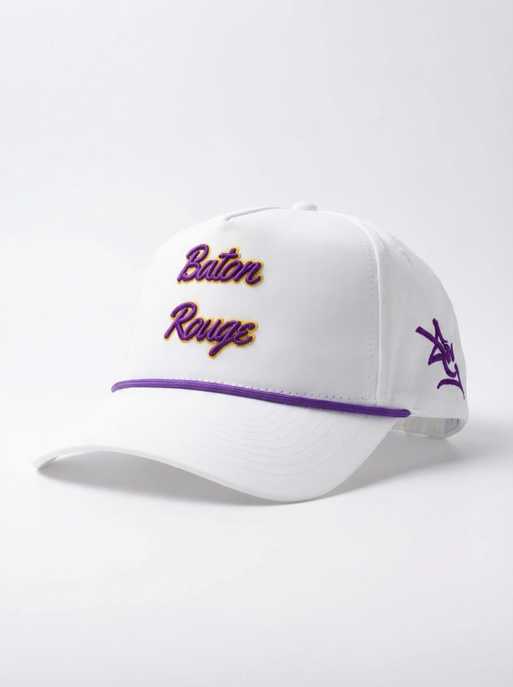 LSU Tigers Unisex | "Baton Rouge Roped" White Hat