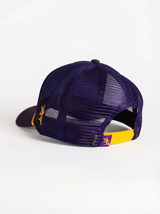 LSU Tigers Unisex | "GEAUX" Roped Mesh Back Purple Hat