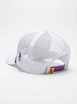 LSU Tigers Unisex | "GEAUX" Roped Mesh Back White Hat